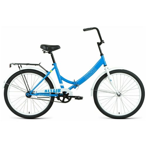 Велосипед ALTAIR CITY 24 (24 1 ск. рост. 16) 2022, голубой/белый, RBK22AL24011 складной велосипед altair city 24 24 1 ск рост 16 2022 темно серый оранжевый rbk22al24010