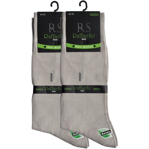 фото Носки raffaello socks, 2 пары, размер 42-45, серый
