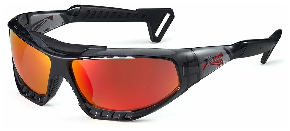 Солнцезащитные очки LiP Sunglasses  LiP Surge / Gloss Trans. Grey / Black / PCPL Levanté Series ML Red Smoke