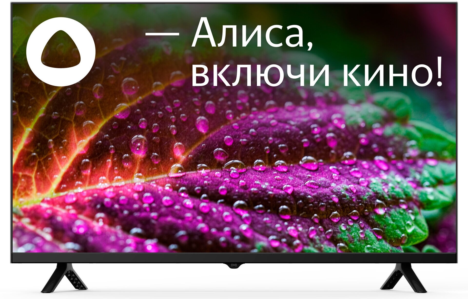 Телевизор LED Starwind 32" SW-LED32SG305 YaOS Frameless черный HD 60Hz DVB-T DVB-T2 DVB-C DVB-S