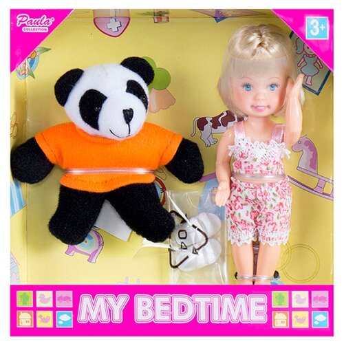 Набор M&C Toy Centre Paula с любимой игрушкой панда, MC23007b