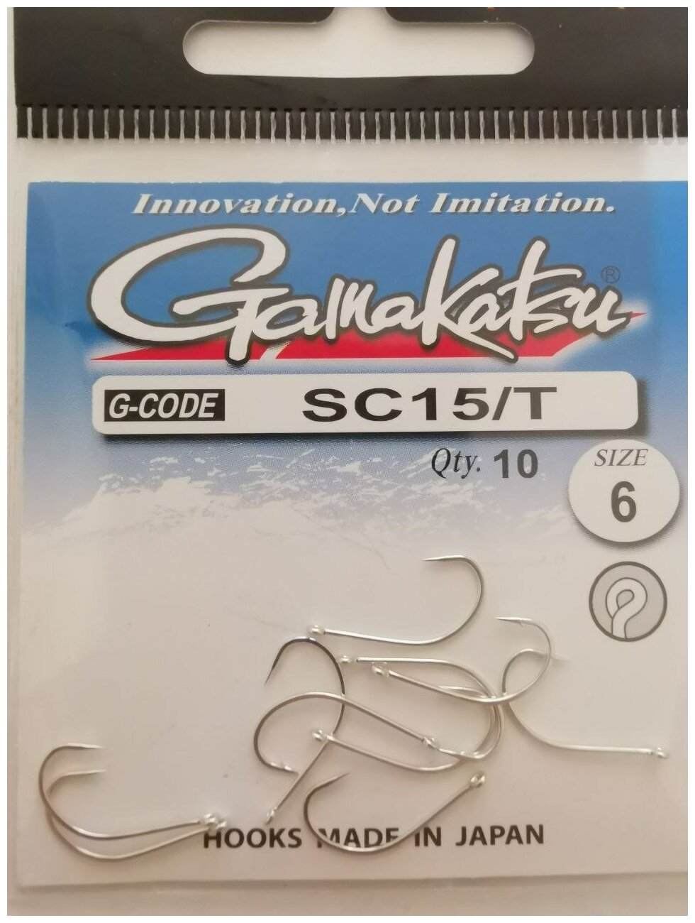 Крючок Gamakatsu Hook SC15/T №6