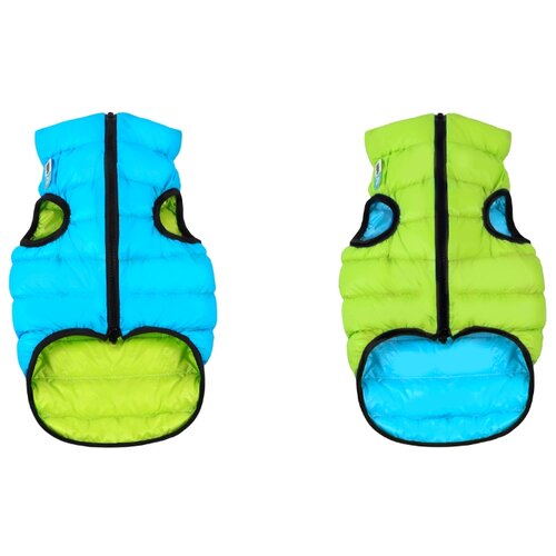 фото Airyvest курточка двухсторонняя эйривест, размер l 55, салатово-голубая. спина: 77-79см, объем груди: 52-55см
