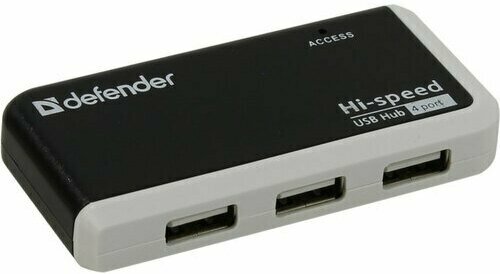 Концентратор USB 2.0 Defender Quadro Infix