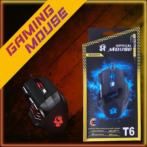 Проводная мышь для компьютера игровая мышь мышь для офиса с rgb подсветкой 79000₽