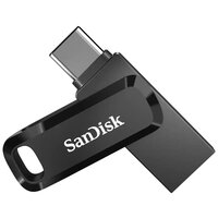 Флешка SanDisk Ultra Dual Drive Go USB Type-C 128 ГБ, 1 шт, черный