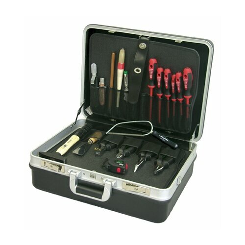 фото Набор электромонтажного инструмента haupa 220221, 19 предм., черный/красный