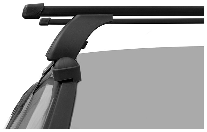 Багажник на крышу LUX прямоугольные дуги 12м на Шкода Октавия А5 лифтбек/хэтчбек 2004-2012 арт:216801