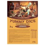 YUMMY DICE (Ямми Дайс) - сухой корм для собак всех пород, ягненок и рис - изображение