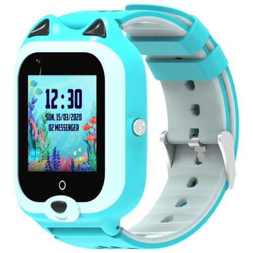 фото Детские часы с видеокамерой kt22 4g голубые smart present