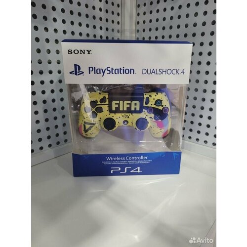 Геймпад для PS4, желтый FIFA геймпад ps4 dualshock 4 золотой