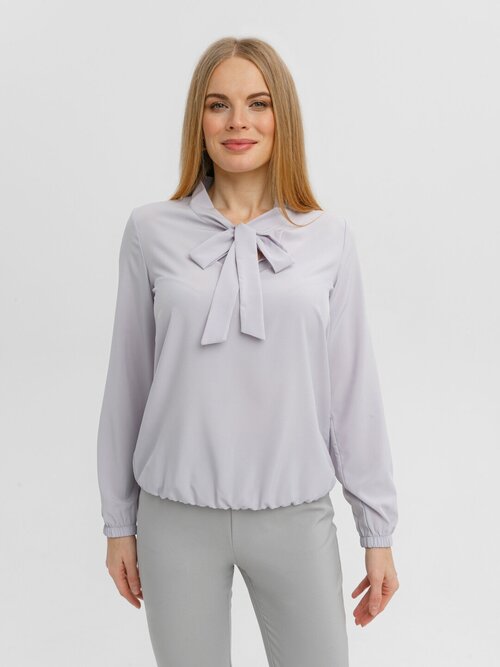 Блуза  Текстиль Хаус, размер 44, серый