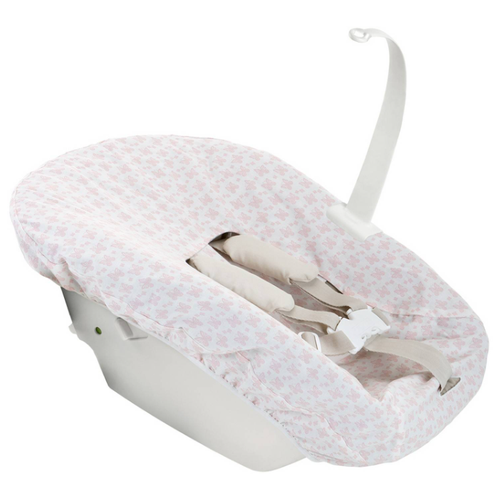 Чехол для новорождённого в стульчик Stokke Tripp Trapp Newborn Textile Set 186710 Pink шезлонг на стульчик stokke steps newborn set greige серый