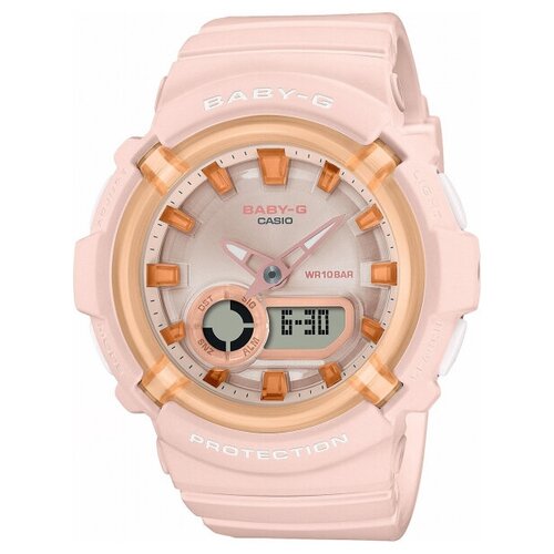 Наручные часы CASIO Baby-G BGA-280SW-4A, розовый, желтый