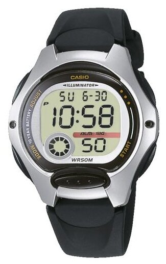 Наручные часы CASIO LW-200-1A, черный, серый