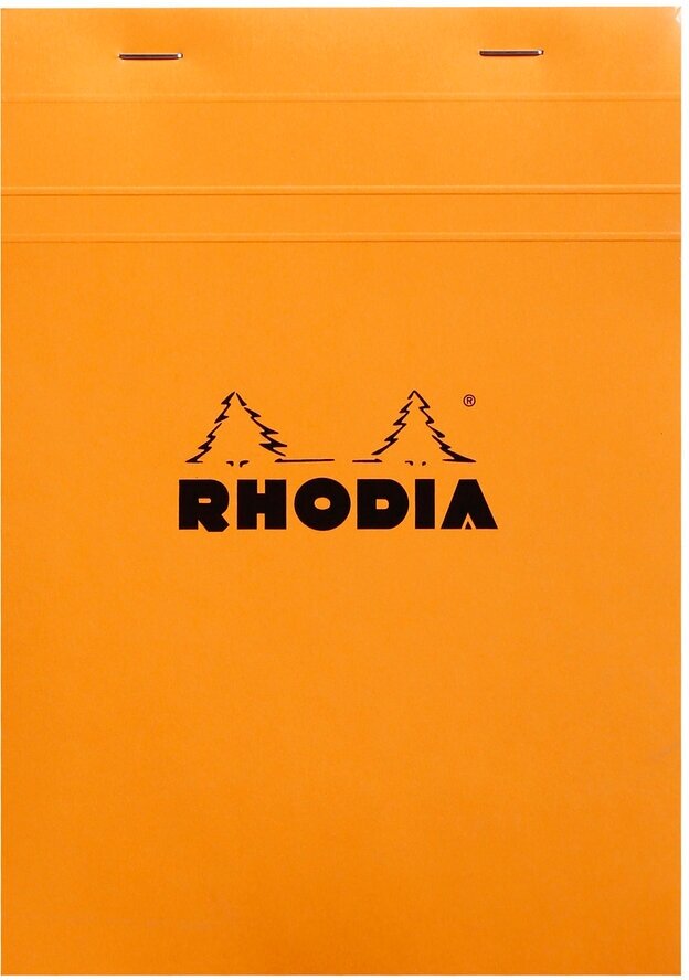 Блокнот Rhodia Basics №16, A5, клетка, 80 г, оранжевый