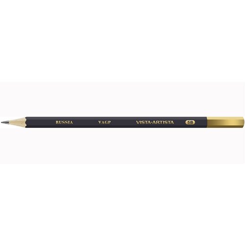 VISTA-ARTISTA VAGP Чернографитный карандаш заточенный 5М (5B) 5B .