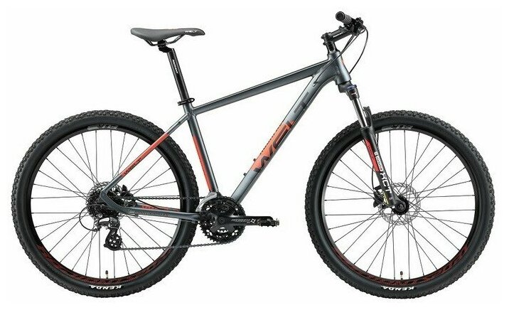 Велосипед Welt Rockfall 2.0 SST 27 20" matt grey/red (2021) 20