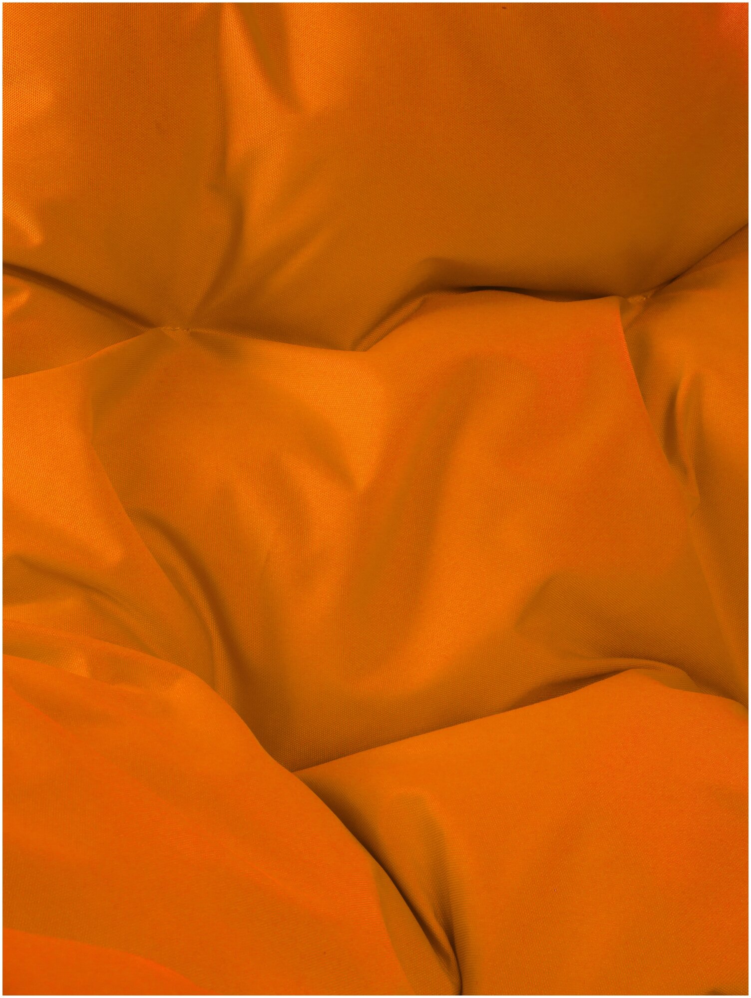 Кресло m-group круг на подставке ротанг белое, оранжевая подушка - фотография № 16
