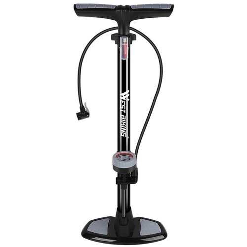Насос велосипедный ручной с манометром 180 psi Presta Schrader YP0711073 West Biking 2429₽