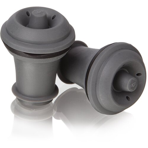 Пробка для вина вакуумная, 2 шт, серая