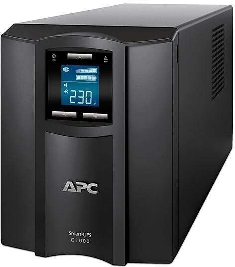 Интерактивный ИБП APC by Schneider Electric Smart-UPS SMC1000I черный 600 Вт