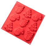 Форма для шоколада Доляна 3D Подарки под ёлкой, 9 ячеек - изображение