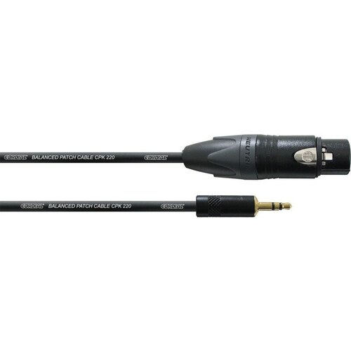 Кабель аудио 1xMini Jack - 1xXLR Cordial CPM 1,5 FW-UNB 1.5m