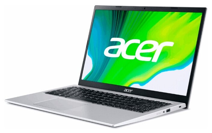 Ноутбук Acer Aspire 3 A315-35-P8KM 156" FHD/Pentium Silver N6000/4GB/256GB SSD/UHD Graphics/NoOS/RUSKB/серебристый (NX A6LER002)