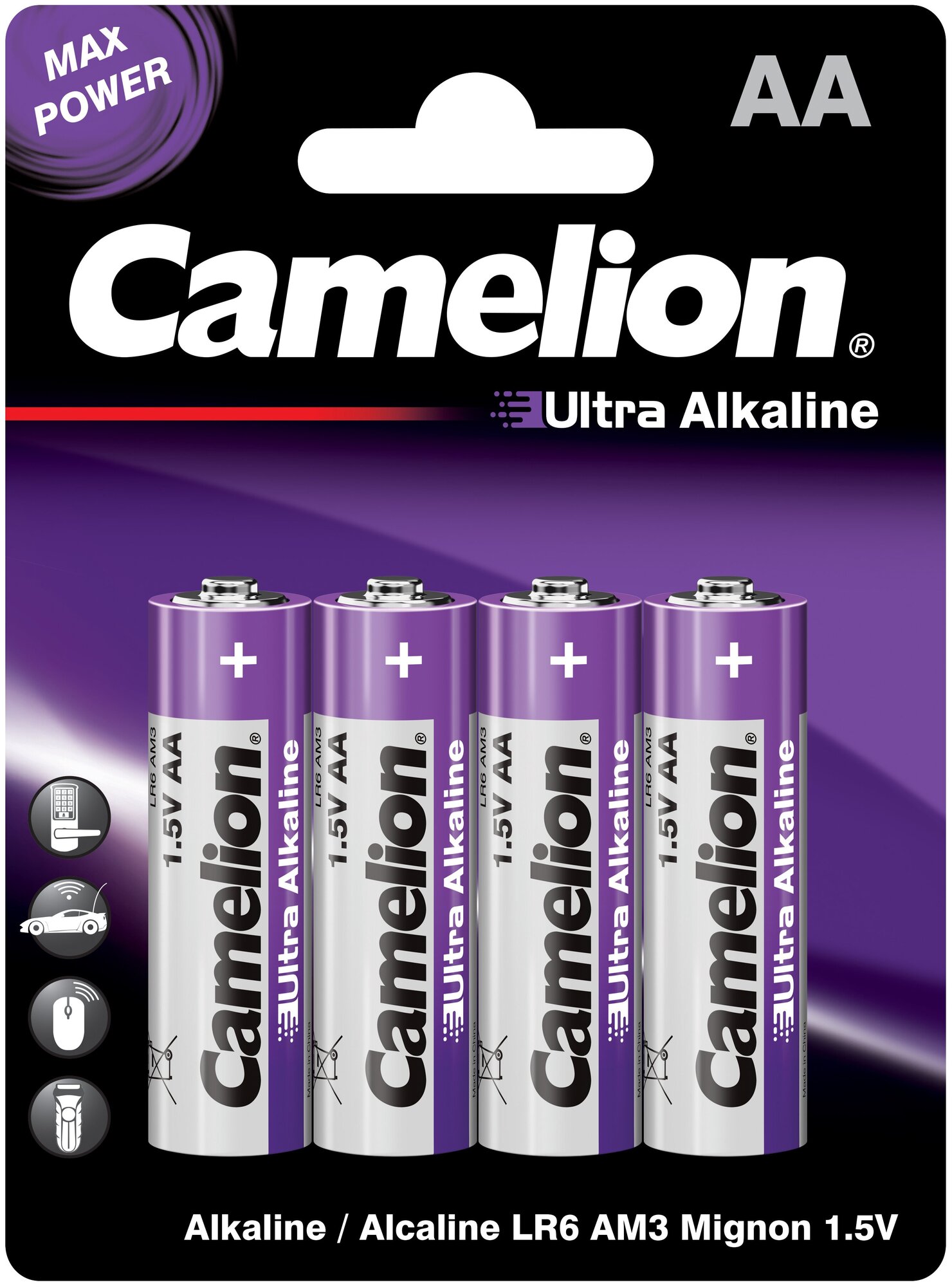 Батарейки Camelion Ultra BL-4 LR6 1.5В