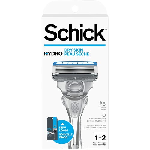 Бритва Schick Hydro 5 Sense Hydrate с технологией амортизации для мужчин