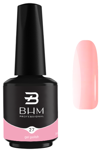 BHM Professional Гель-лак Gel Polish, 7 мл, 15 г, №027 sleeping beauty