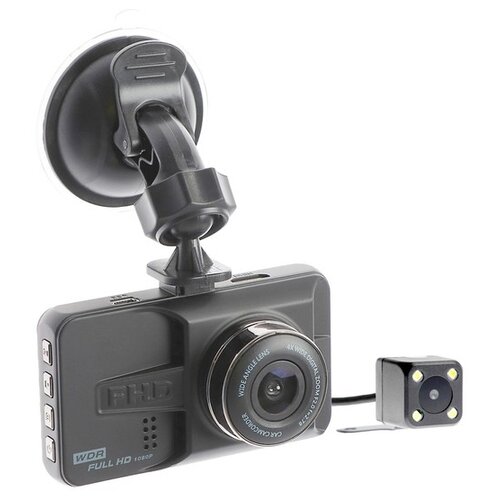 Видеорегистратор TORSO Premium 2 камеры, HD 1920?1080P, TFT 3.0, обзор 160 2858168