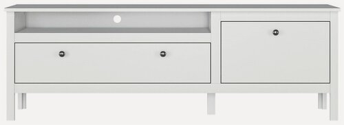 Изображение товара ТВ тумба Black Red White Ева / Ewa (Хельга) RTV1D1S белый, 160х42х54.5 см