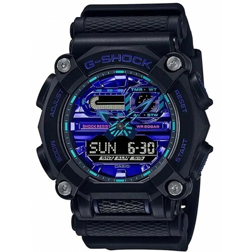 фото Наручные часы casio наручные часы g-shock ga-900vb-1adr, синий