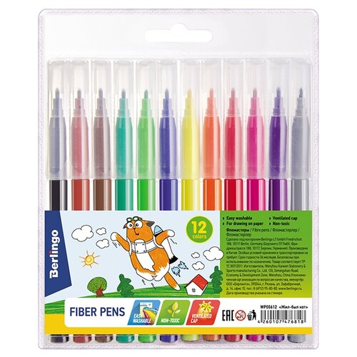 фото Berlingo набор фломастеров жил-был кот (wp00612), 12 шт.