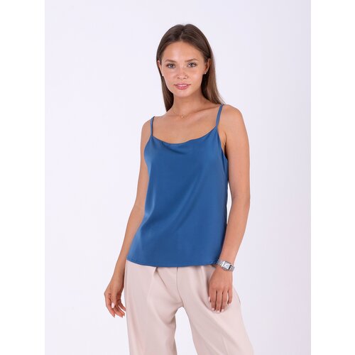 фото Топ-шелковый, вечерний, базовый, офисный 46 milaw