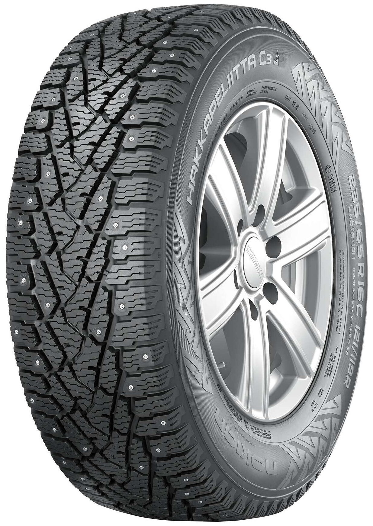 Nokian Tyres Hakkapeliitta C3 195/75 R16 107R зимняя