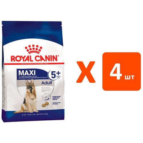 ROYAL CANIN MAXI ADULT 5+ для пожилых собак крупных пород старше 5 лет (4 кг х 4 шт)