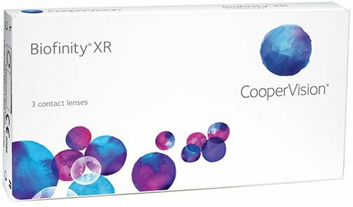 "Контактные линзы CooperVision Biofinity XR (3 линзы) +8.50 R 8.6, ежемесячные, прозрачные"