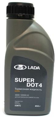 Жидкость тормозная DOT-4 Lada 0,5 л
