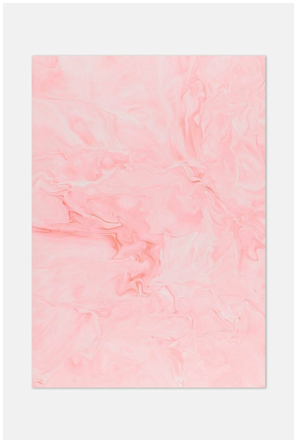 Постер для интерьера Postermarkt 40х50 см в тубусе Розовый #40