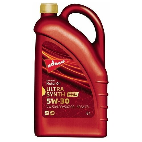 Adeco Ultra Synth Pro 5w30 синтетика 4л (ACEA C3)