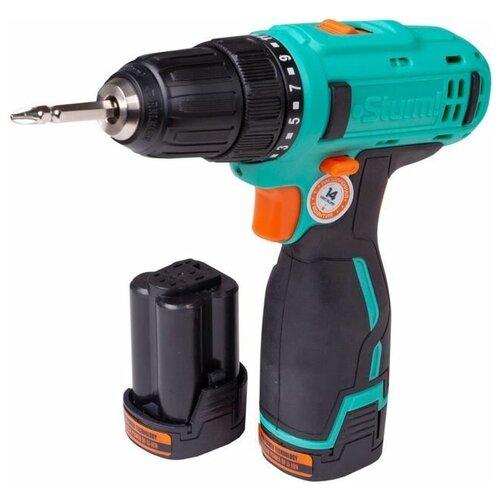 Шуруповерт STURM CD3314LP 2Ач с двумя аккумуляторами 10316₽