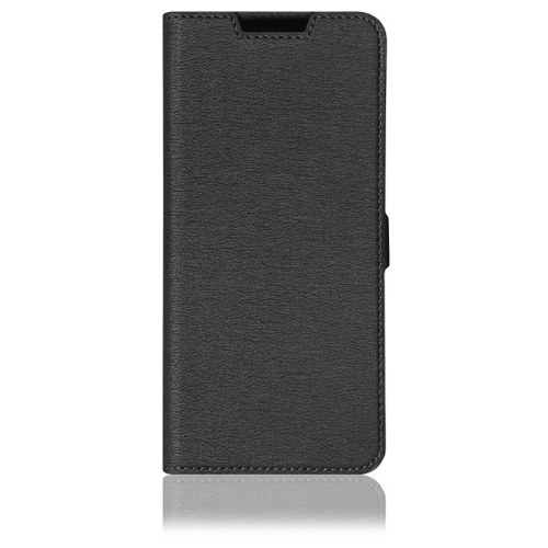 Чехол-книжка DF для iPhone 14 Black (боковая)