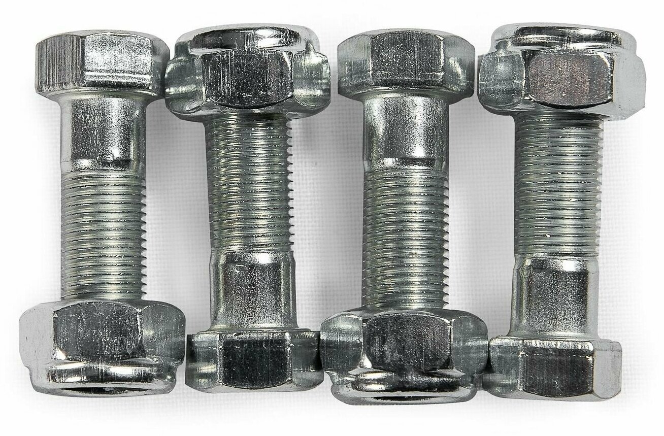 фото Ремкомплект крепления карданного вала УАЗ, ГАЗ (к-т 4 шт.) (прочность 8,8) самоконтр. гайки "MetalPart", N-102-03