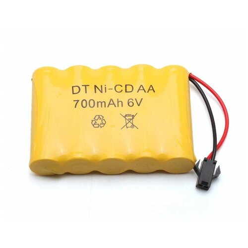 Аккумулятор Ni-CD AA 6В 700 мАч 9g digital servo full metal gear micro 90° 6kg for rc airplane robots wpl b14 b16 b36 c14 c24 1 16 truck 4wd crawler car part