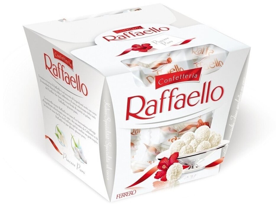 Конфеты Raffaello с цельным миндальным орехом в кокосовой обсыпке, 150г х 6 шт. - фотография № 6