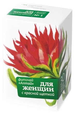 Алтайский кедр чай Алтай №1 Для женщин с красной щеткой ф/п 2 г №30