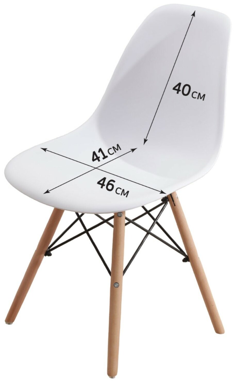 Чехол на стул со спинкой универсальные сидушки eames , 1 шт - фотография № 12